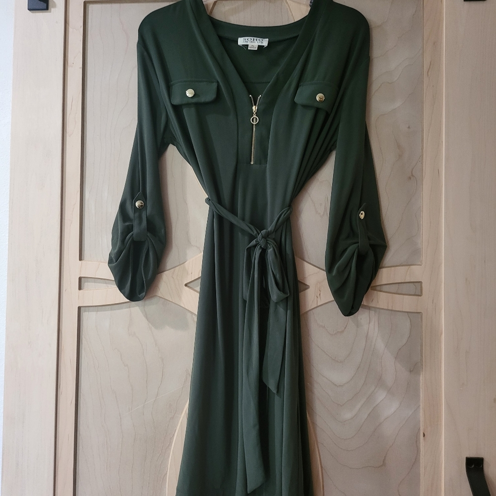 Belted dress